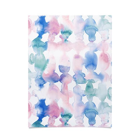 Jacqueline Maldonado Dye Ovals Pastel Poster
