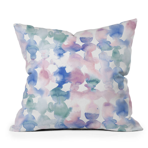 Jacqueline Maldonado Dye Ovals Pastel Throw Pillow