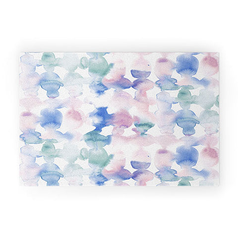 Jacqueline Maldonado Dye Ovals Pastel Welcome Mat