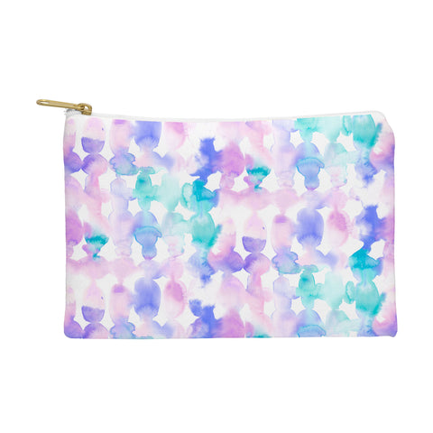 Jacqueline Maldonado Dye Ovals Pink Turquoise Pouch