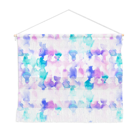 Jacqueline Maldonado Dye Ovals Pink Turquoise Wall Hanging Landscape