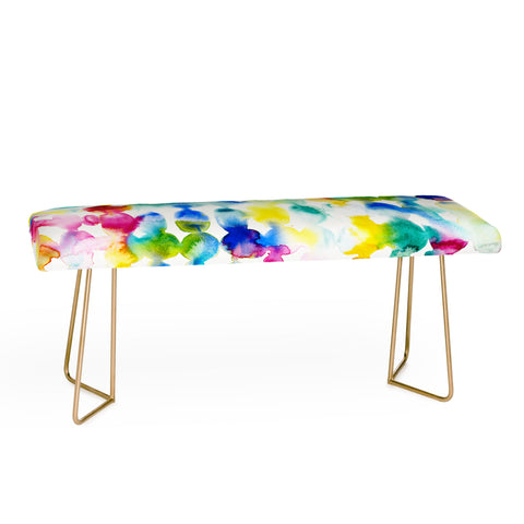 Jacqueline Maldonado Dye Ovals Vibrant Bench
