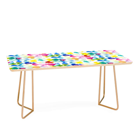 Jacqueline Maldonado Dye Ovals Vibrant Coffee Table