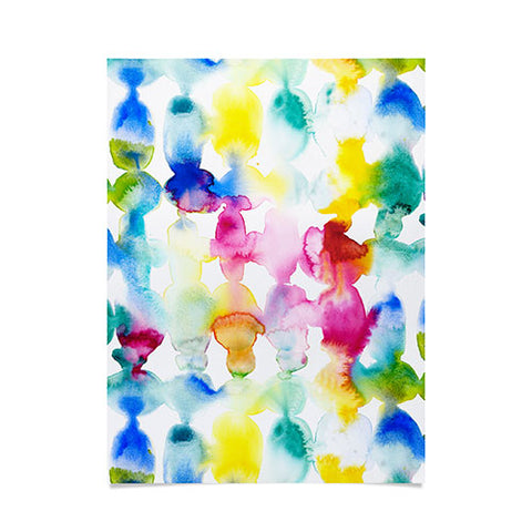 Jacqueline Maldonado Dye Ovals Vibrant Poster