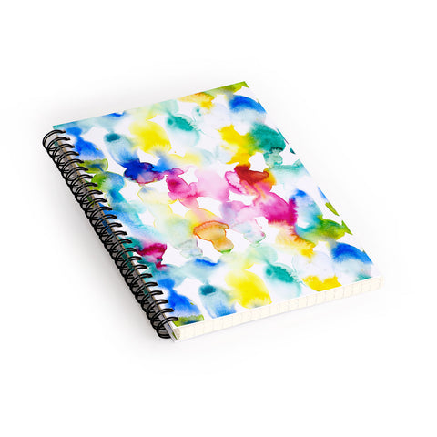 Jacqueline Maldonado Dye Ovals Vibrant Spiral Notebook