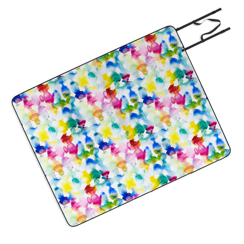Jacqueline Maldonado Dye Ovals Vibrant Picnic Blanket