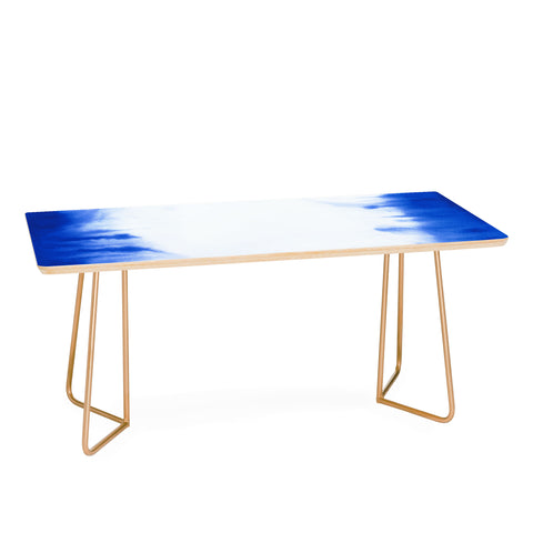 Jacqueline Maldonado Edge Dye Blue Coffee Table