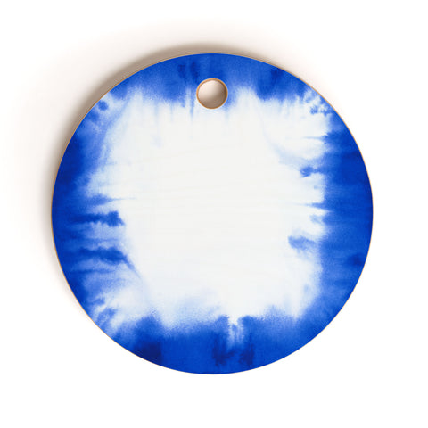 Jacqueline Maldonado Edge Dye Blue Cutting Board Round