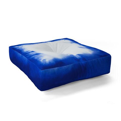 Jacqueline Maldonado Edge Dye Blue Floor Pillow Square
