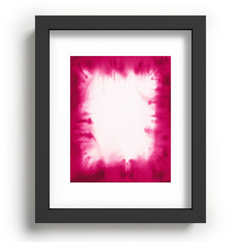 Jacqueline Maldonado Edge Dye Fuchsia Recessed Framing Rectangle