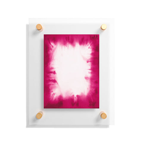 Jacqueline Maldonado Edge Dye Fuchsia Floating Acrylic Print