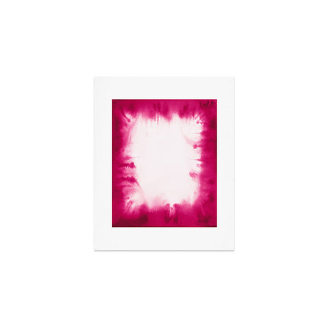 Jacqueline Maldonado Edge Dye Fuchsia Art Print