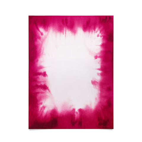 Jacqueline Maldonado Edge Dye Fuchsia Poster