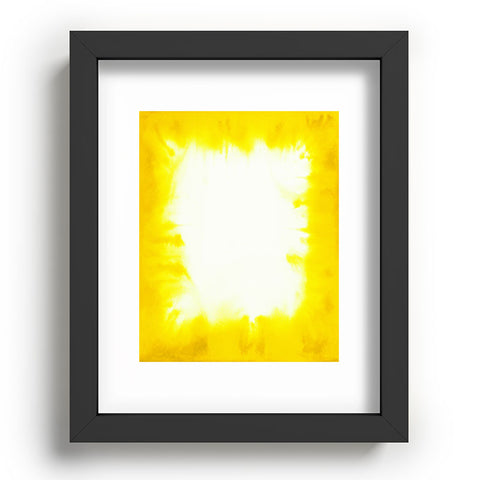 Jacqueline Maldonado Edge Dye Yellow Recessed Framing Rectangle