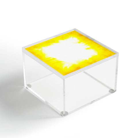 Jacqueline Maldonado Edge Dye Yellow Acrylic Box