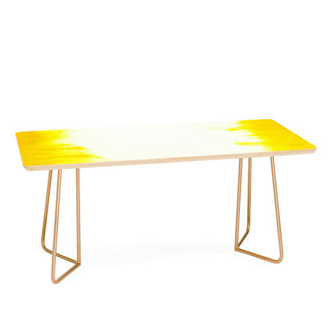 Jacqueline Maldonado Edge Dye Yellow Coffee Table