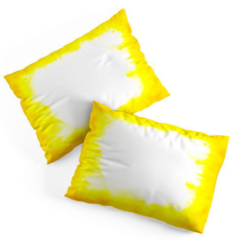 Jacqueline Maldonado Edge Dye Yellow Pillow Shams