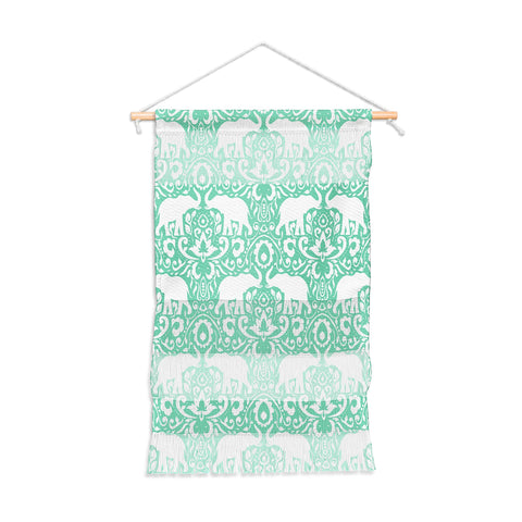 Jacqueline Maldonado Elephant Damask Hemlock Wall Hanging Portrait