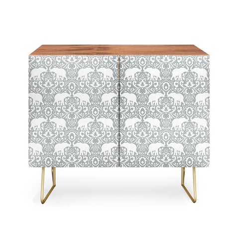 Jacqueline Maldonado Elephant Damask Paloma Credenza