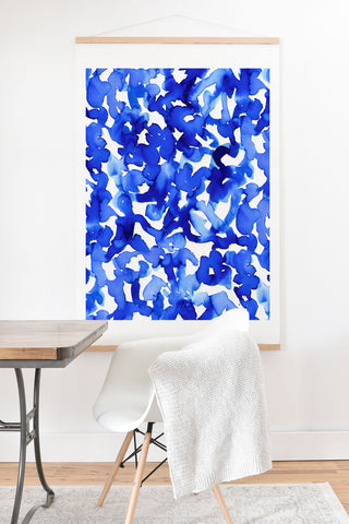 Jacqueline Maldonado Energy Blue Art Print And Hanger