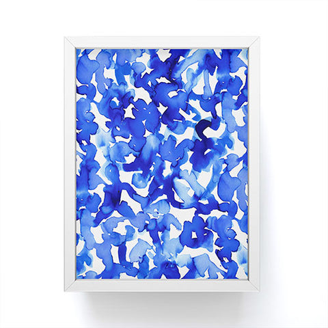 Jacqueline Maldonado Energy Blue Framed Mini Art Print