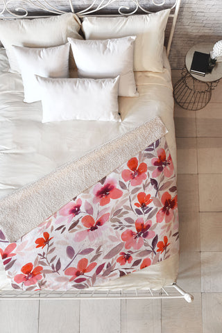 Jacqueline Maldonado Espirit Blush Fleece Throw Blanket