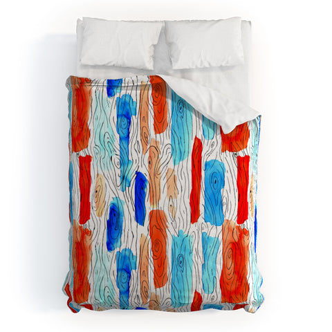 Jacqueline Maldonado Family Tree Bark Watercolor Comforter