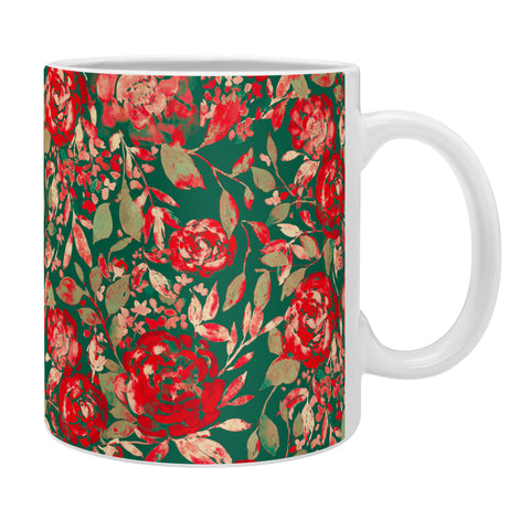 Jacqueline Maldonado Farmhouse Floral Christmas Coffee Mug