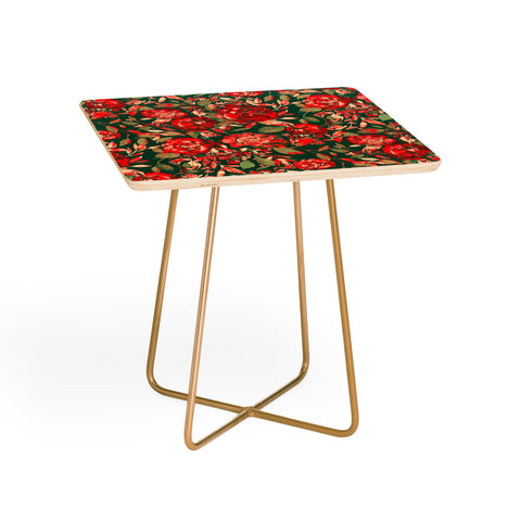 Jacqueline Maldonado Farmhouse Floral Christmas Side Table