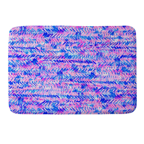 Jacqueline Maldonado Fervor Pink Memory Foam Bath Mat