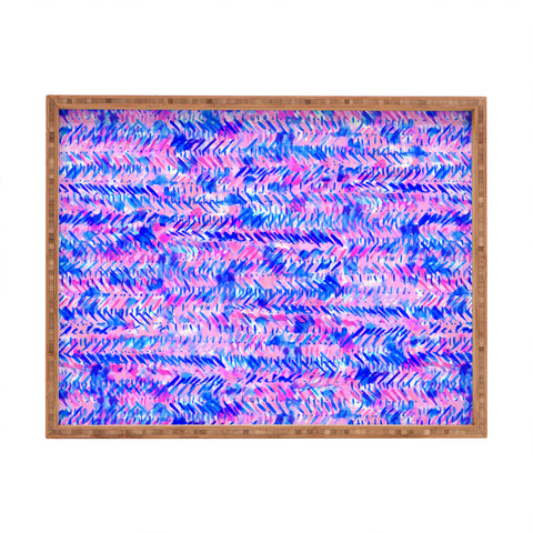 Jacqueline Maldonado Fervor Pink Rectangular Tray