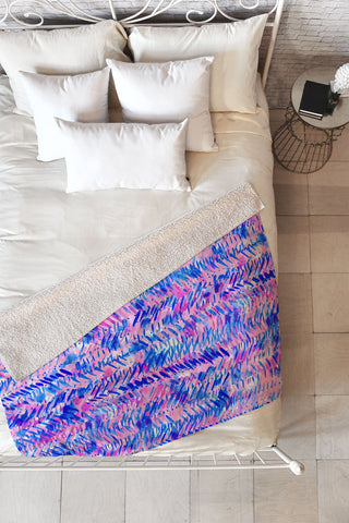 Jacqueline Maldonado Fervor Pink Fleece Throw Blanket