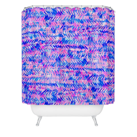 Jacqueline Maldonado Fervor Pink Shower Curtain