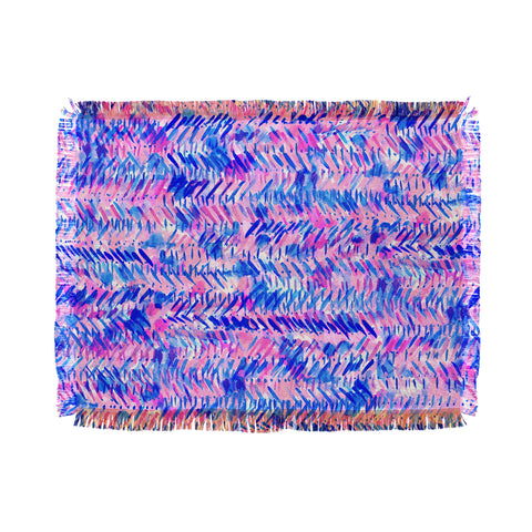 Jacqueline Maldonado Fervor Pink Throw Blanket