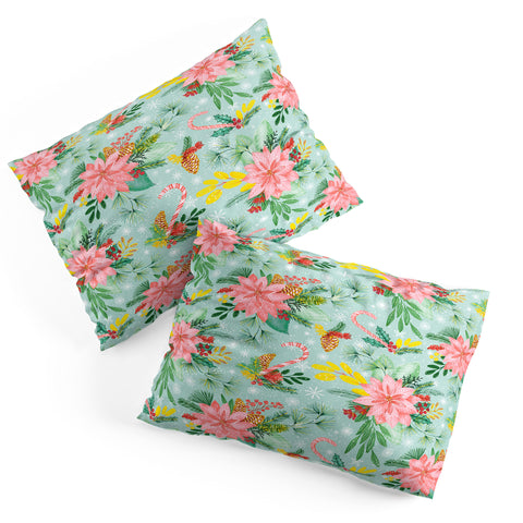 Jacqueline Maldonado Festive Floral bright Pillow Shams