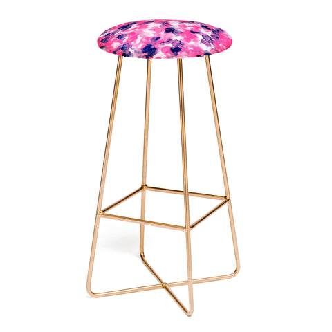 Jacqueline Maldonado Filigree Pink Indigo Bar Stool