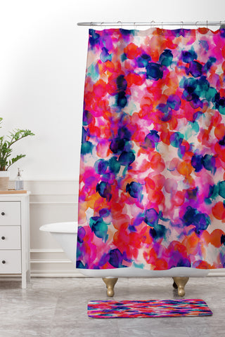 Jacqueline Maldonado Filigree Shower Curtain And Mat