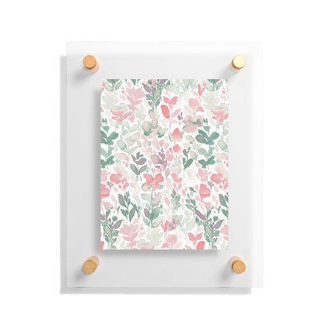 Jacqueline Maldonado Flirt Pale Green Floating Acrylic Print