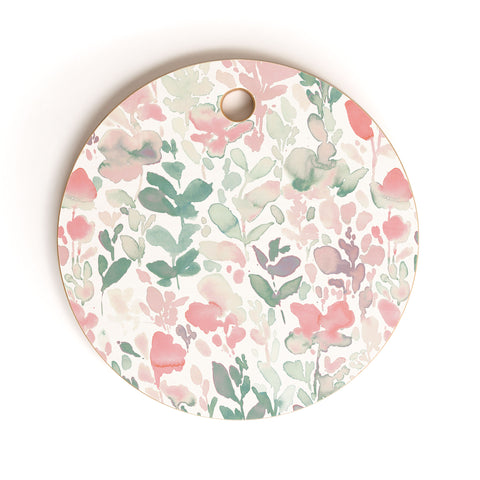 Jacqueline Maldonado Flirt Pale Green Cutting Board Round