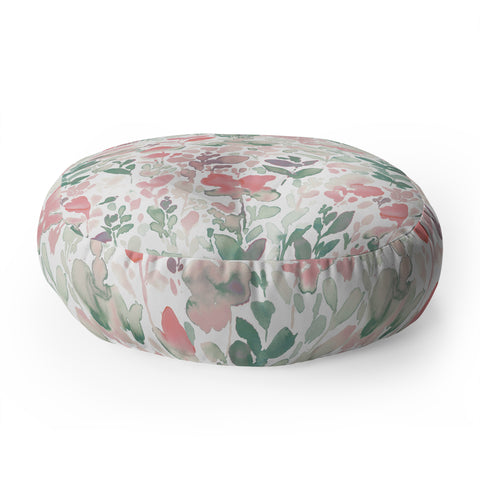 Jacqueline Maldonado Flirt Pale Green Floor Pillow Round