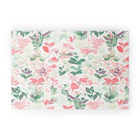 Jacqueline Maldonado Flirt Pale Green Welcome Mat