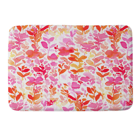Jacqueline Maldonado Flirt Pink Memory Foam Bath Mat