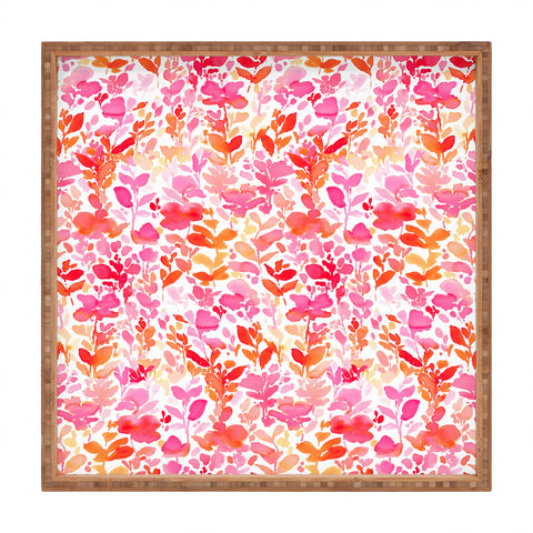 Jacqueline Maldonado Flirt Pink Square Tray