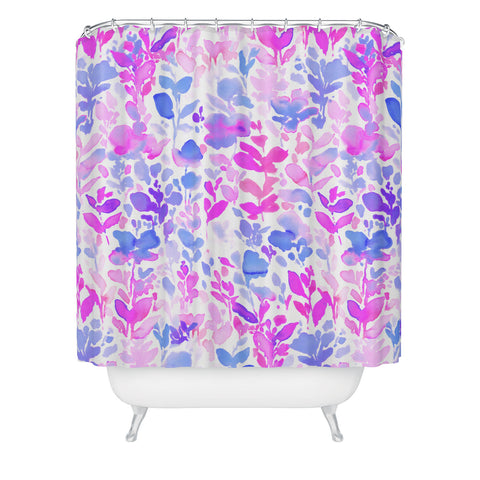 Jacqueline Maldonado Flirt Purple Shower Curtain