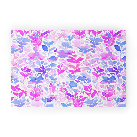 Jacqueline Maldonado Flirt Purple Welcome Mat