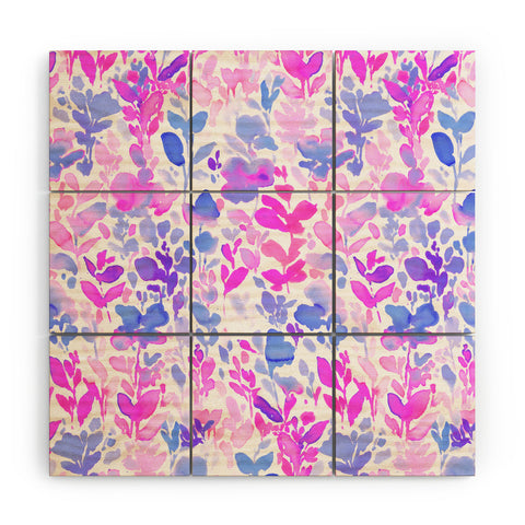 Jacqueline Maldonado Flirt Purple Wood Wall Mural