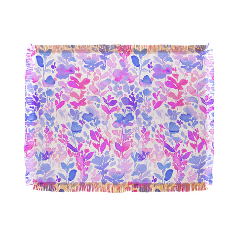 Jacqueline Maldonado Flirt Purple Throw Blanket