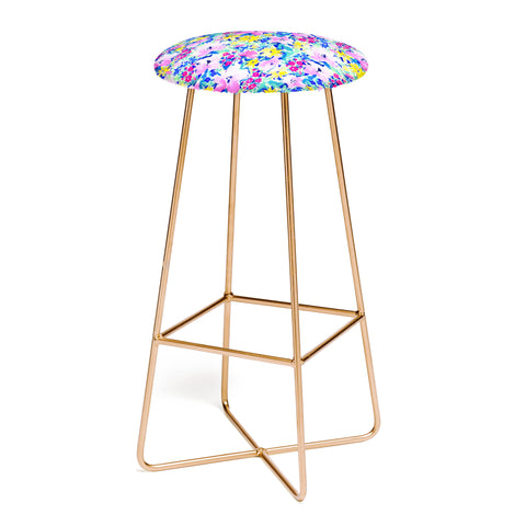 Jacqueline Maldonado Floreale Blue Bar Stool