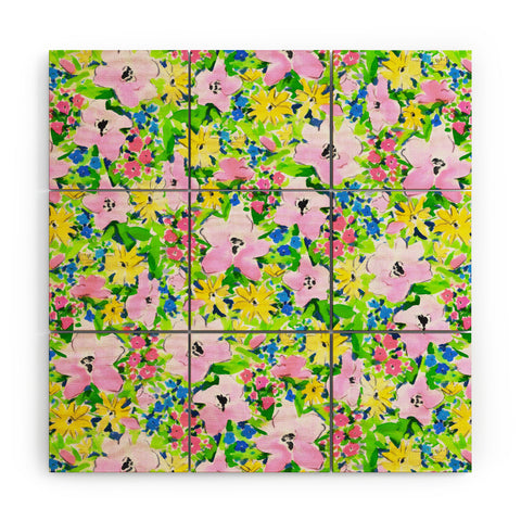 Jacqueline Maldonado Floreale Wood Wall Mural