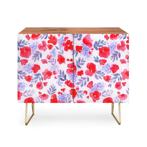 Jacqueline Maldonado Floret Red Credenza